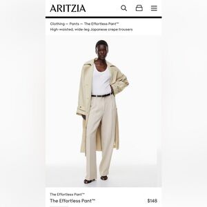 Aritzia Effortless Pant size 6